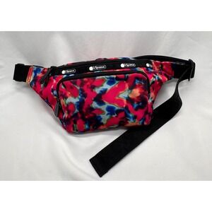 LeSportsac X‎ Baron Von Fancy Tie Dye Fanny Pack Crossbody Waist Sling Bag EUC